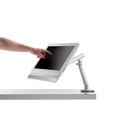 Flo Monitorschwenkarm 3-9kg Aluminium/Stahl/Kunststoff/Zink weiß