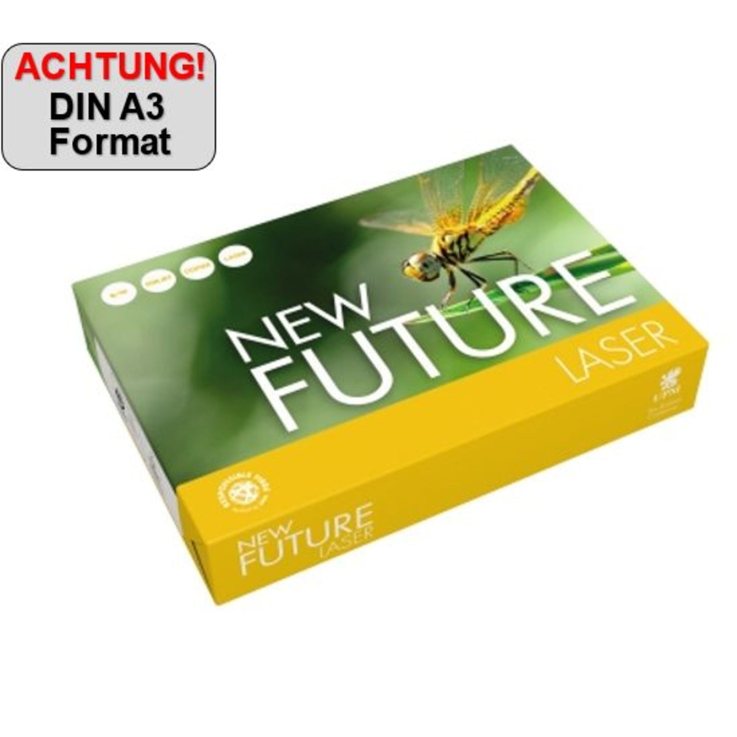 New Future Multifunktionspapier LASER DIN A3 80g/m² weiß 500 Bl./Pack.