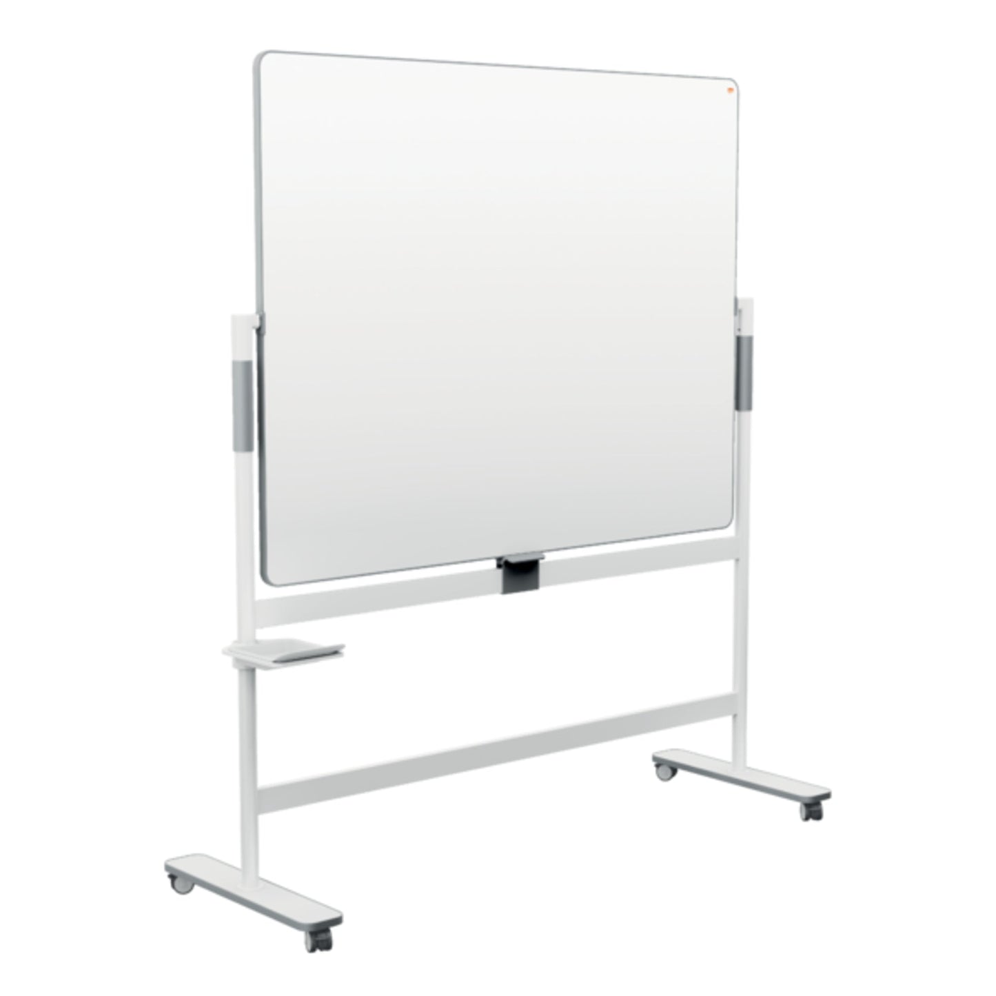 Nobo® Whiteboard Move & Meet Mobil Maße der Oberfläche: 150 x 120 cm (B x H) Tafel magnethaftend beidseitig beschreibbar inkl. Whiteboardmarker Stahl lackiert weiß