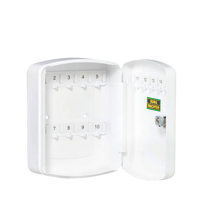 BURG-WÄCHTER Schlüsselschrank KB 15 15,7 x 20,2 x 7,5 cm (B x H x T) inkl. 2 Schlüssel Stahlblech weiß