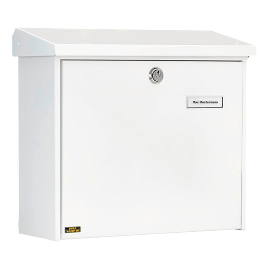 BURG-WÄCHTER Briefkasten Comfort 913 Ni 38 x 34 x 14,8 cm (B x H x T) Stahlblech weiß, pulverbeschichtet