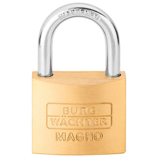 BURG-WÄCHTER Vorhangschloss Magno 400 E 40 Zylinderschloss 22mm Messing