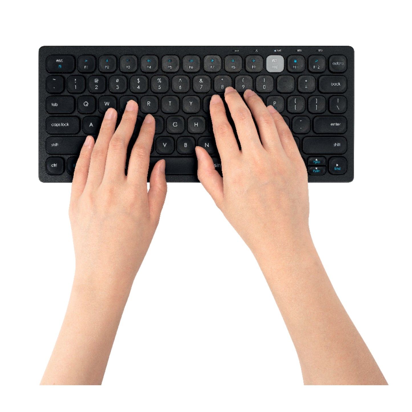 Kensington Tastatur Dual Wireless Compact USB-A 10m inkl. Empfänger schwarz