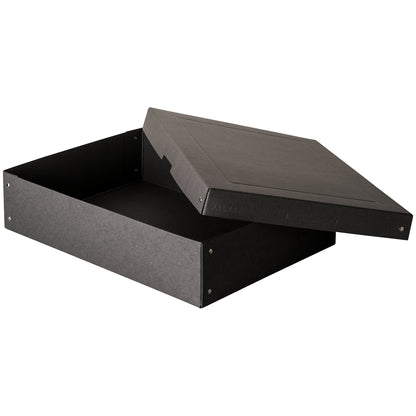 Falken Aufbewahrungsbox PureBox Black 32 x 10 x 44 cm (B x H x T) DIN A3 Pappe schwarz