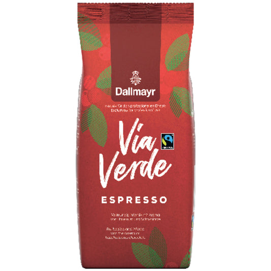 Dallmayr Espresso Via Verde ganze Bohne 1.000 g/Pack.