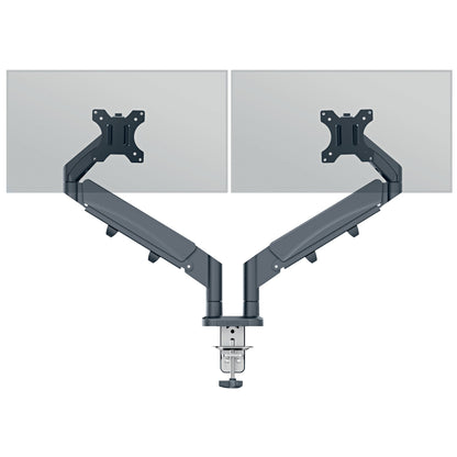 Leitz Monitorschwenkarm Ergo 2 x 9kg Metall/Kunststoff samtgrau