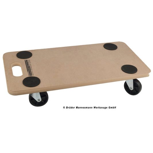 BRÜDER MANNESMANN Transportroller 29 x 57,5 cm (B x H) 3kg MDF braun/schwarz