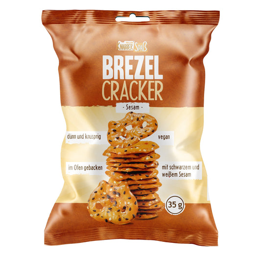 Gebäck Brezel Cracker Sesam 28 x 35 g/Pack.