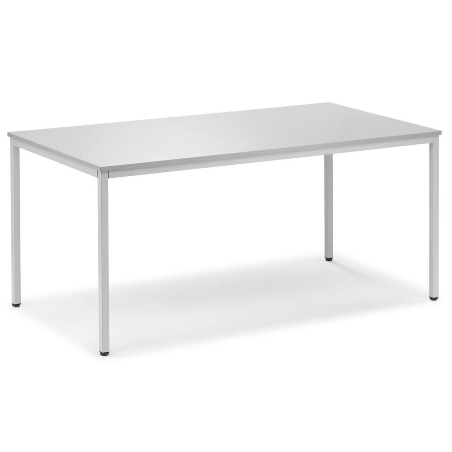 Konferenztisch BASE MODUL 1.600 x 720 x 800 mm (B x H x T) Spanplatte Farbe der Tischplatte: lichtgrau