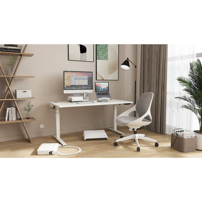 Fellowes® Fußstütze BreytaT 49 x 9,8 x 36 cm (B x H x T) nicht beheizbar Kunststoff, 100 % recycelbar weiß