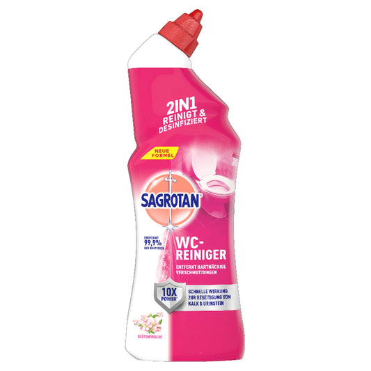 Sagrotan WC-Reiniger Blütenfrische pH-Wert: 1,5-1,9 Flasche Kunststoff 0,75l