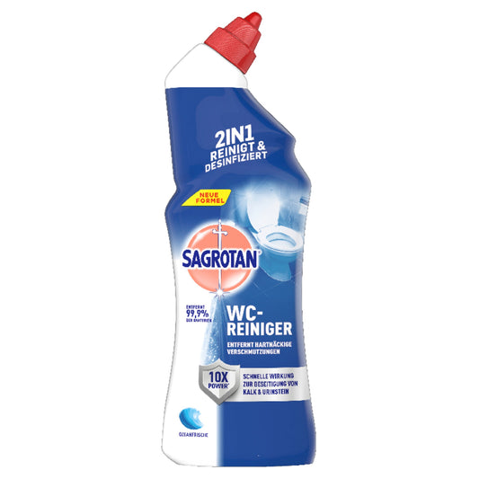 Sagrotan WC-Reiniger Ozeanfrische pH-Wert: 1,5-1,9 Flasche Kunststoff 0,75l