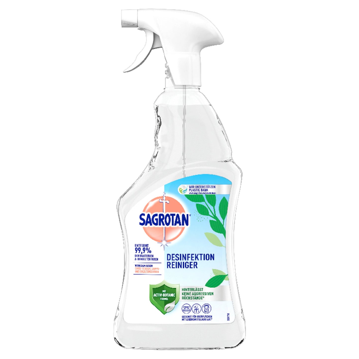 Sagrotan Desinfektionsreiniger 2,05-2,5 Sprühflasche Kunststoff 0,5l