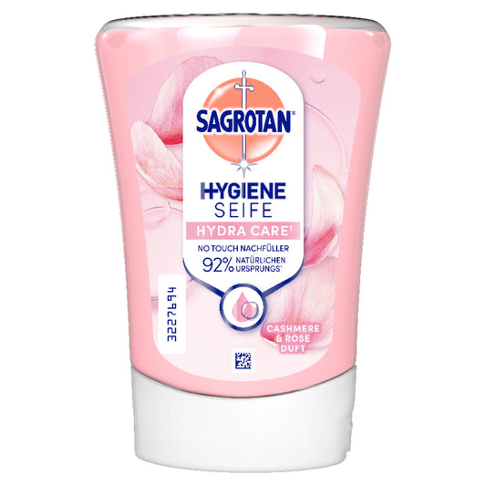 Sagrotan Flüssigseife No-Touch Rose & Shea dermatologisch getestet Ausführung des Behälters: Nachfüllflasche Material des Behälters: Kunststoff 0,25l