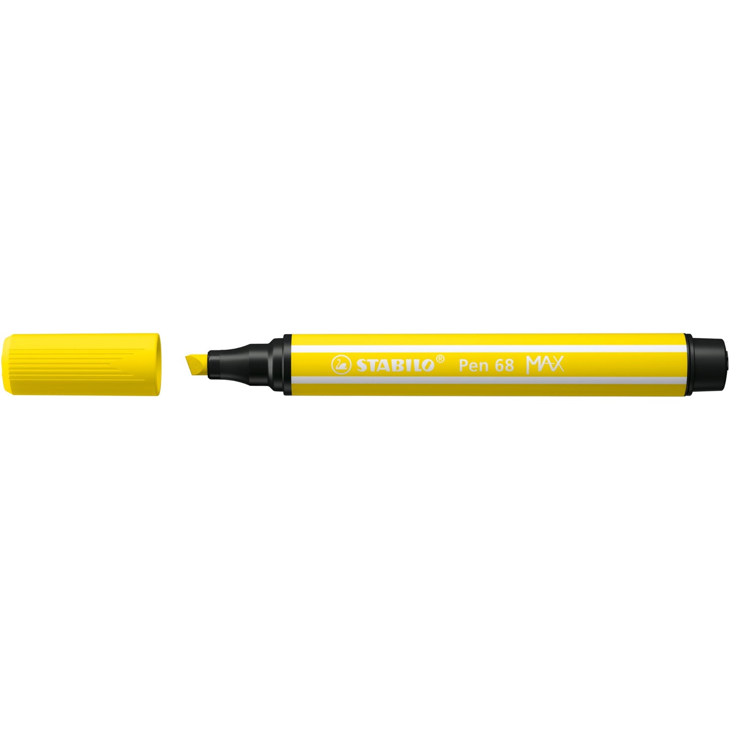 STABILO® Fasermaler Pen 68 MAX 1-5mm zitronengelb nicht auswaschbar
