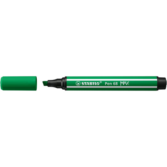 STABILO® Fasermaler Pen 68 MAX 1-5mm grün nicht auswaschbar