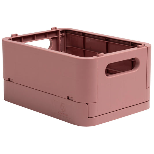 Exacompta Klappbox The Smart Case 18,8 x 9,5 x 13,8 cm (B x H x T) Polypropylen altrosa