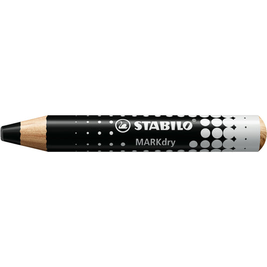 STABILO® Whiteboard-/Flipchartmarker MARKdry schwarz Rundspitze