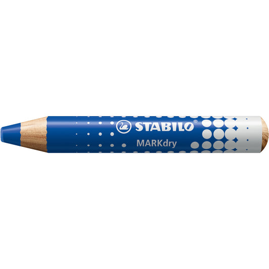 STABILO® Whiteboard-/Flipchartmarker MARKdry blau Rundspitze