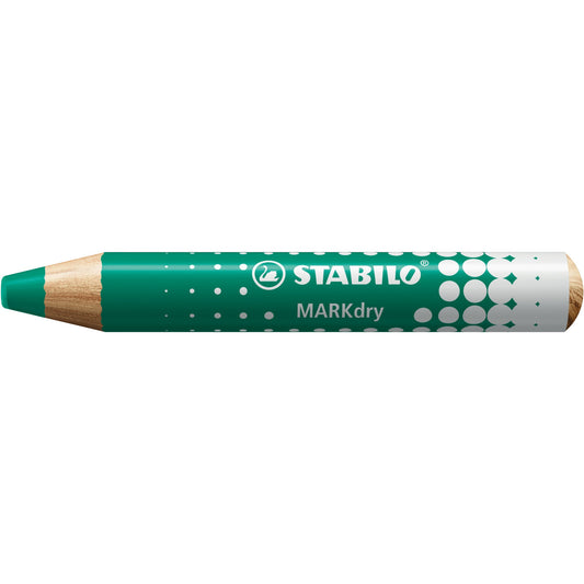 STABILO® Whiteboard-/Flipchartmarker MARKdry grün Rundspitze