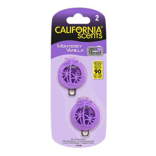 CALIFORNIA SCENTS Lufterfrischer Monterey Vanilla 2 St./Pack.