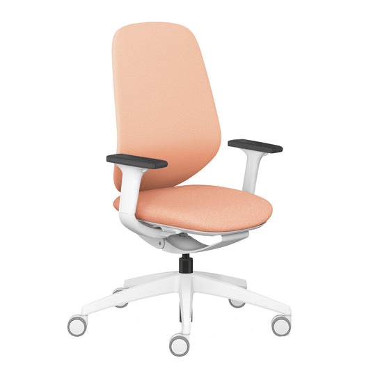 Sedus Bürodrehstuhl se:kit 40-53cm Rolle ungebremst (für Hartboden) Kunststoff apricot