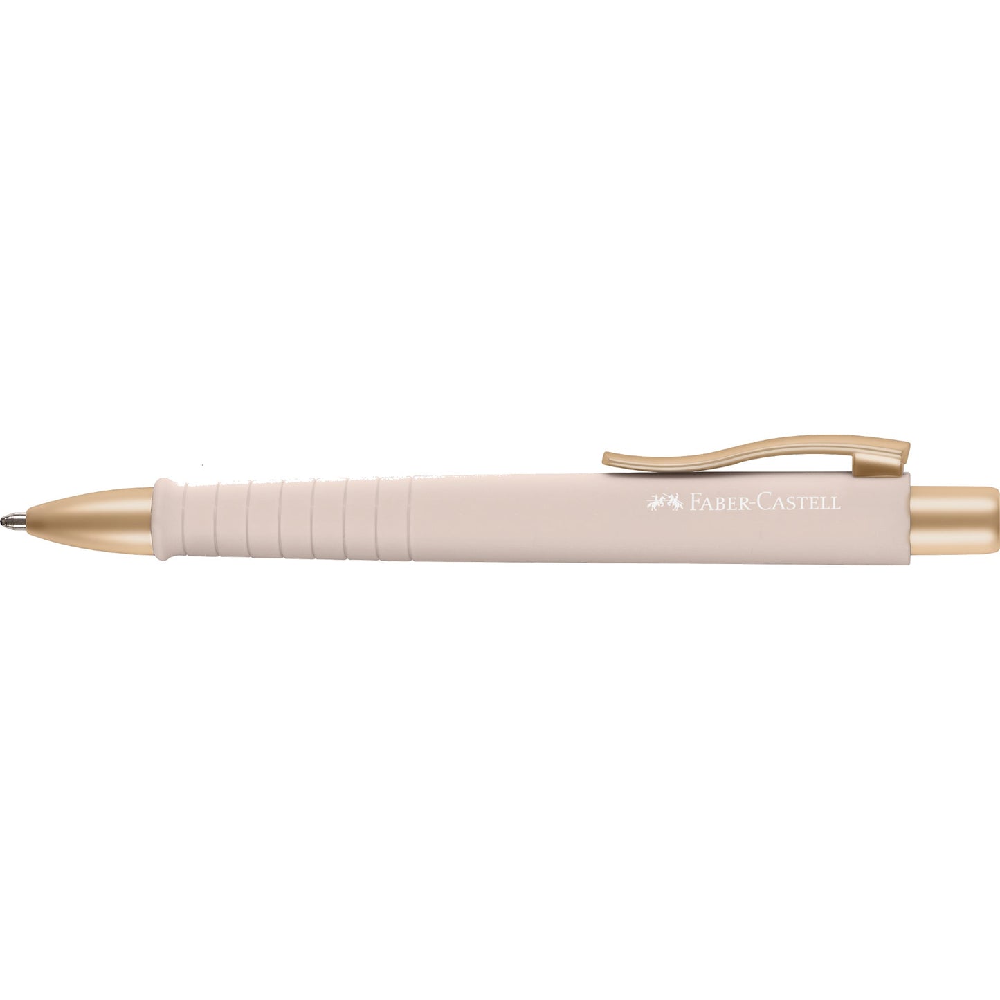 Faber-Castell Kugelschreiber Poly Ball Urban 0,6mm XB blau Mine auswechselbar dokumentenecht Schaftfarbe: pale rose