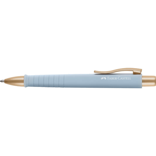 Faber-Castell Kugelschreiber Poly Ball Urban 0,6mm XB blau Mine auswechselbar dokumentenecht Schaftfarbe: sky blue