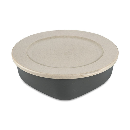 Koziol Vorratsdose CONNECT BOX 21 x 7,3 x 21,5 cm (B x H x L) 1,3l mikrowellengeeignet TPE Kunststoff nature ash grey