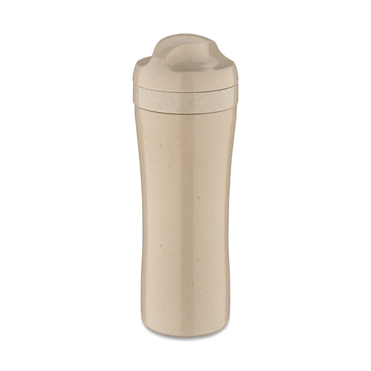 Koziol Trinkflasche OASE 0,425l TPE Kunststoff nature desert sand