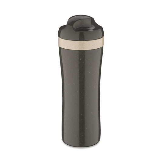 Koziol Trinkflasche OASE 0,425l TPE Kunststoff nature ash grey