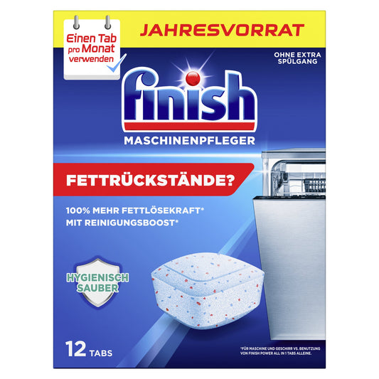 FINISH Spülmaschinenreiniger 12 St./Pack.