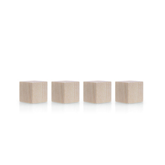 magnetoplan® Magnet Design Wood Series 20 x 20 x 20 cm (B x H x T) 4kg Birkenholz hellbraun 4 St./Pack.