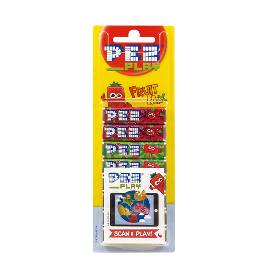 PEZ Bonbons Frucht Erdbeere, Kirsche, Orange, Zitrone 12 x 8 St./Pack.