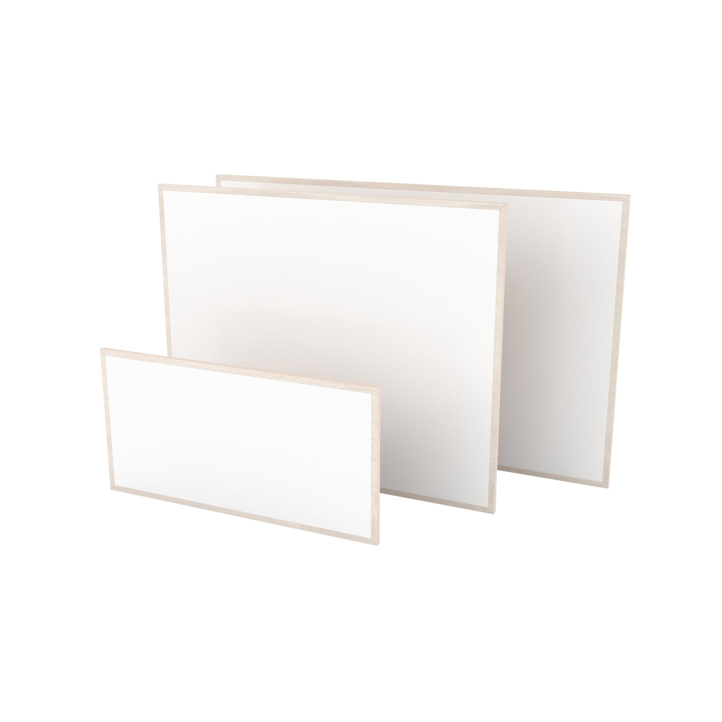magnetoplan® Whiteboard Design Wood Series Maße der Oberfläche: 148 x 96 cm (B x H) Tafel magnethaftend nicht beidseitig beschreibbar Stahl lackiert weiß