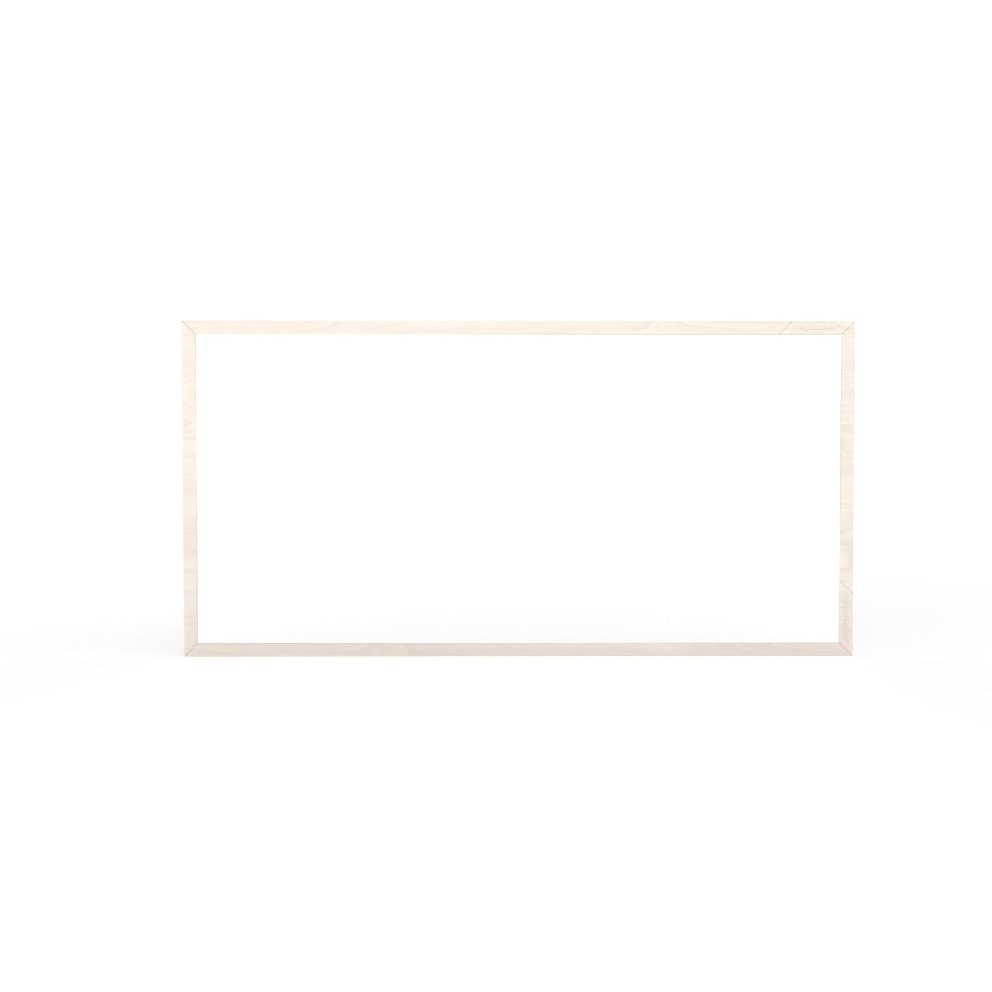 magnetoplan® Whiteboard Design Wood Series Maße der Oberfläche: 148 x 96 cm (B x H) Tafel magnethaftend nicht beidseitig beschreibbar Stahl lackiert weiß