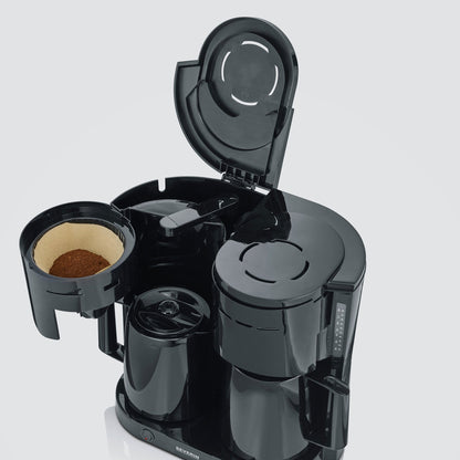 SEVERIN Kaffeemaschine Duo 25,5 x 36,5 x 39,5 cm (B x H x T) Filtersystem Thermoskanne 2 x 8 Tassen