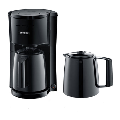 SEVERIN Kaffeemaschine KA 9307 22 x 24 x 35,5 cm (B x H x T) Filtersystem Thermoskanne 8 Tassen