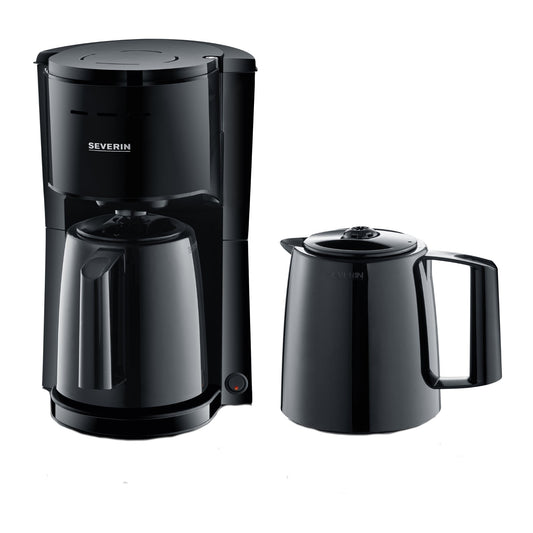 SEVERIN Kaffeemaschine KA 9307 22 x 24 x 35,5 cm (B x H x T) Filtersystem Thermoskanne 8 Tassen