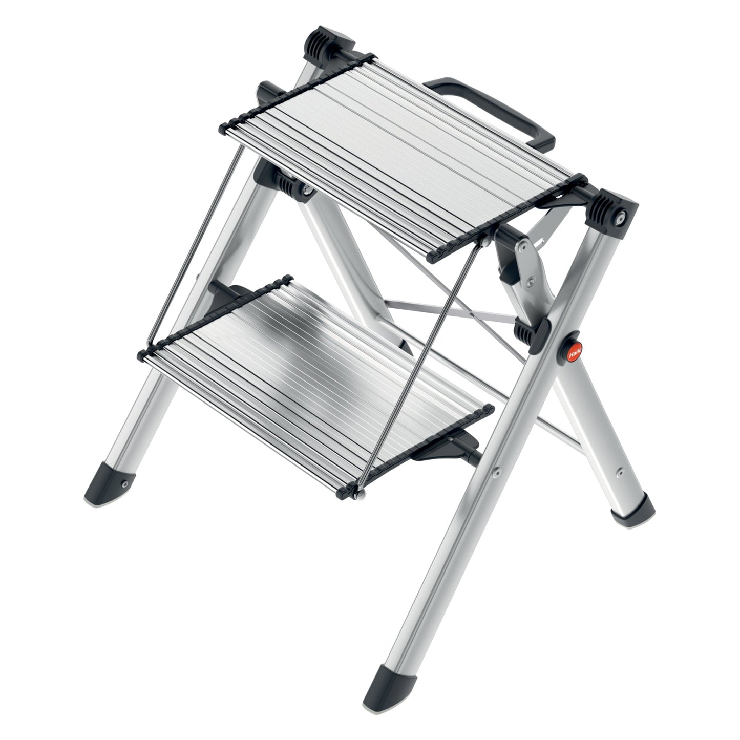Hailo Klapptritt MK80 ComfortLine 2,44m silber 2 Stufen