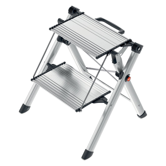 Hailo Klapptritt MK80 ComfortLine 2,44m silber 2 Stufen