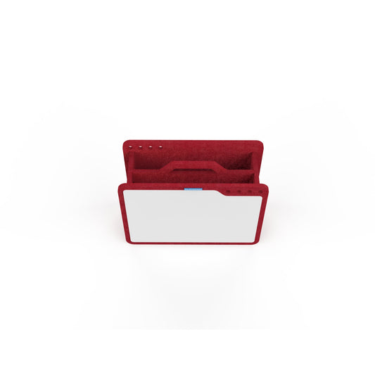 Playroom Aufbewahrungstasche PLAYBOARD 42 x 29,7 x 18 cm (B x H x T) PET, recycelt rot
