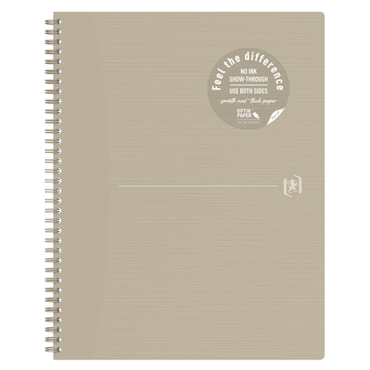 Oxford Collegeblock Origins DIN A4+ liniert Karton beige 70 Bl.