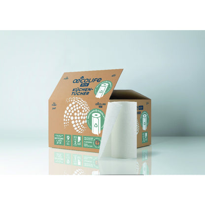 oecolife Küchenrolle Recycling 3299000 3lg 200Bl 9St