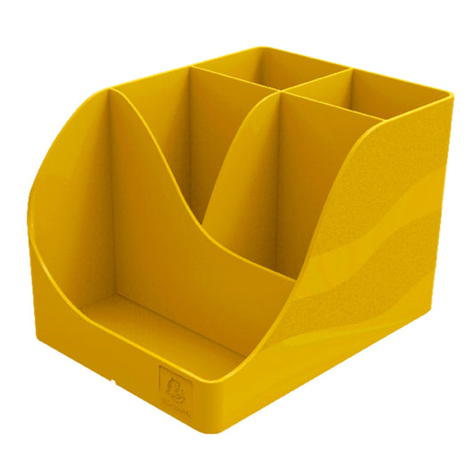 Exacompta Stifteköcher PEN-WAVE Bee Blue 11,9 x 10,9 x 15,5 cm (B x H x T) Polystyrol, recycelt safran