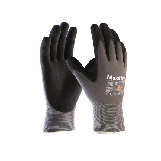 ATG® Arbeitshandschuhe MaxiFlex® UltimateT AD-APT® 9 II Nylon/Spandex grau/schwarz