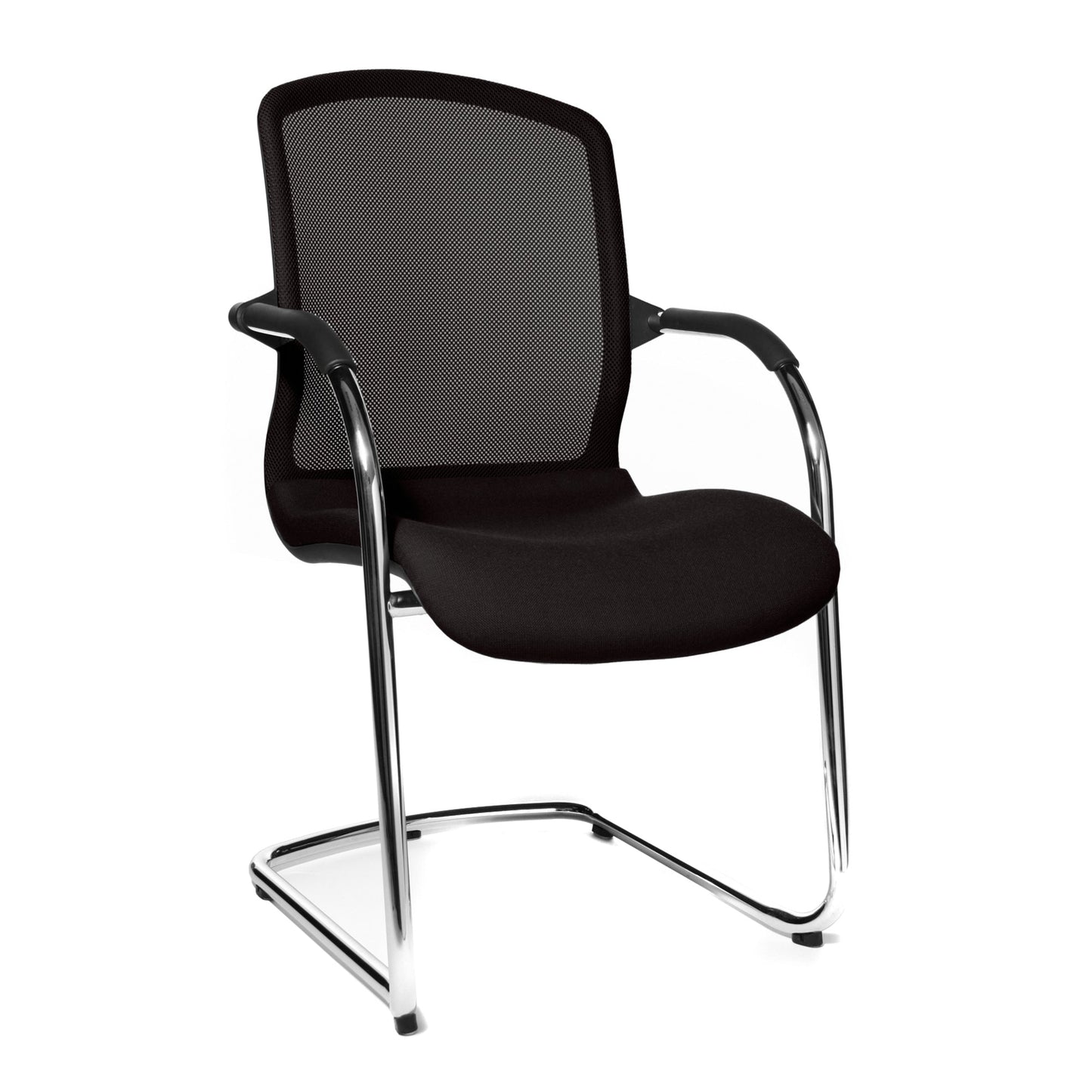 TOPSTAR Besucherstuhl Open Chair 100 110kg 100 % Trevira CS schwarz