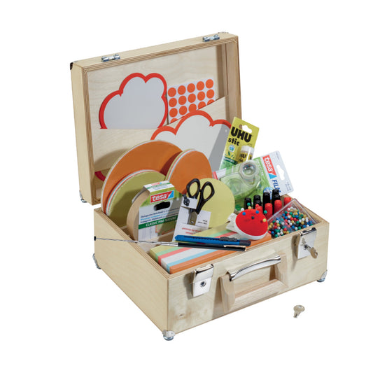 FRANKEN Moderationskoffer U-Act!Line® 35 x 27 x 18 cm (B x H x T) Birkenholz natur