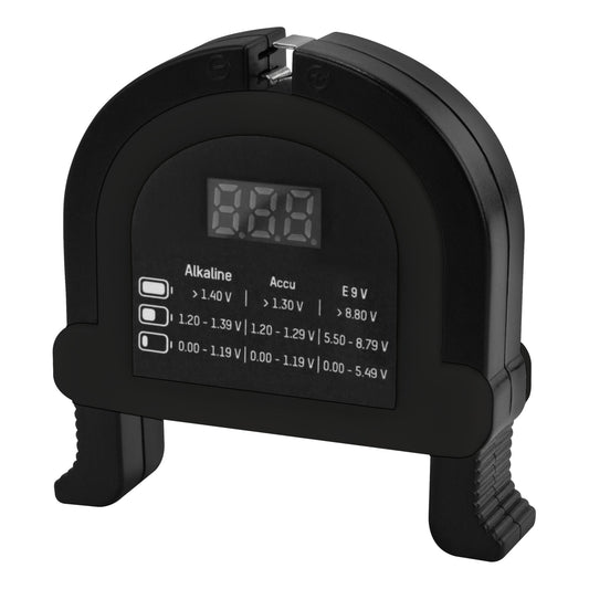 ANSMANN Batterietester Alkaline Batterien, NiMH Akkus AAA/Micro, AA/Mignon, C/Baby, D/Mono, E-Block