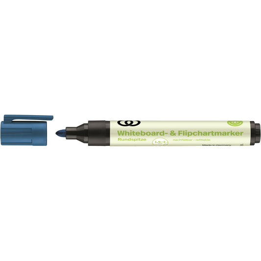 Soennecken Whiteboard-/Flipchartmarker oeco 1,5-3mm blau Rundspitze